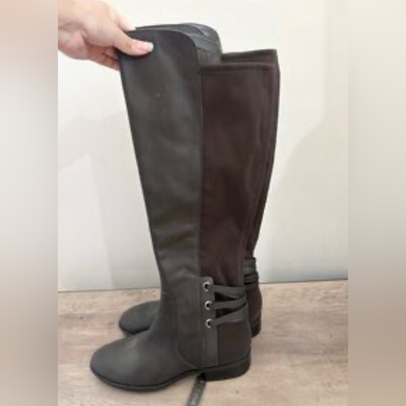 Vince Camuto Shoes - Vince Camuto Tall Knee-High Riding Boots in Dark Brown